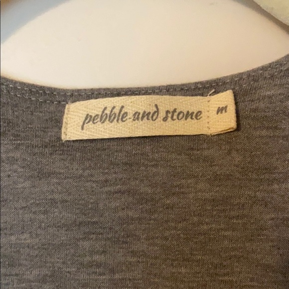 NWOT Pebble and Stone Cardigan Gray M - Picture 2 of 5